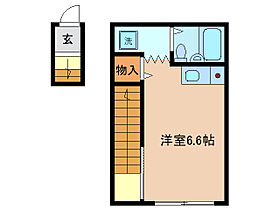 FメイトキューブのぼのI D ｜ 三重県亀山市能褒野町（賃貸アパート1R・2階・18.89㎡） その2