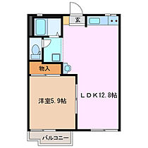 フレグランススズカ 103 ｜ 三重県鈴鹿市石薬師町（賃貸アパート1LDK・1階・38.83㎡） その2