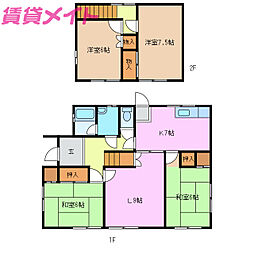 🉐敷金礼金0円！🉐大池2丁目打田様貸家