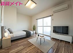 ハッピーハイムサカタ 2階1Kのリビング/ダイニング