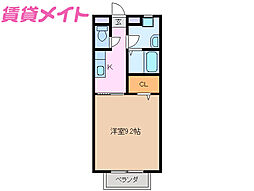 クレール平野 2階