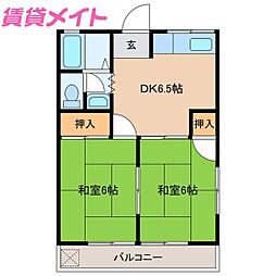 🉐敷金礼金0円！🉐山中アパートA棟