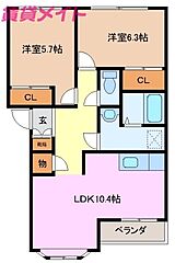 物件の間取り