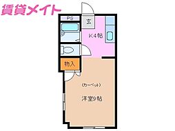 井尻コーポラス B棟 2階