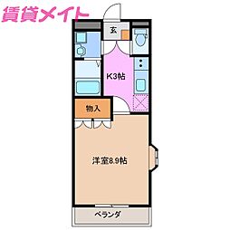 ラポール和田 2階/-