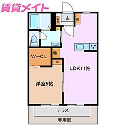 メゾンシャルマン 1階/-