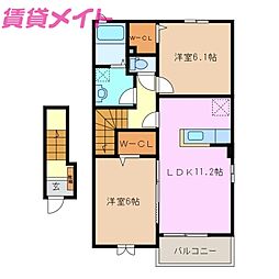ソレアードK・IV 2階