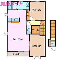 グリーンハイツ 2階/-