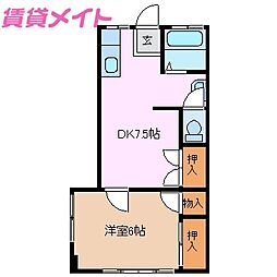 リーブルハイツ亀山 1階/-