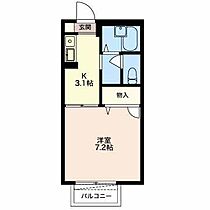 ファミール　ファイブ 202 ｜ 三重県津市上浜町５丁目（賃貸アパート1K・2階・24.71㎡） その2