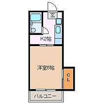 コスモハイツ 203 ｜ 三重県津市江戸橋２丁目（賃貸アパート1K・2階・20.00㎡） その2