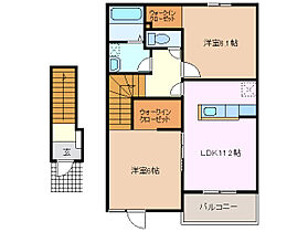 キャトル・スール　Ｍ 202 ｜ 三重県津市芸濃町椋本（賃貸アパート2LDK・2階・57.64㎡） その2