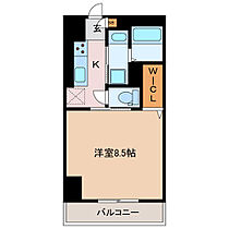 SKY&EARTH 501 ｜ 三重県津市西古河町（賃貸マンション1K・5階・28.00㎡） その2