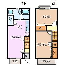 エクセルＴＳＵ C ｜ 三重県津市末広町（賃貸アパート2LDK・1階・59.62㎡） その2