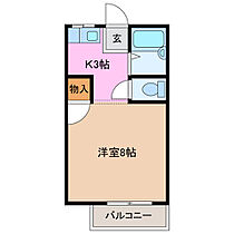 上六ハイツ 1J ｜ 三重県津市上浜町６丁目（賃貸アパート1K・1階・23.18㎡） その2