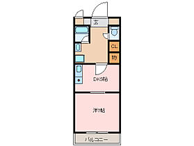 Ｋ`ｓガーデン 606 ｜ 三重県津市栗真町屋町（賃貸マンション1DK・6階・32.20㎡） その2