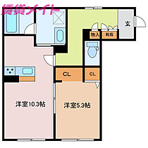 三重県津市栄町4丁目（賃貸アパート1LDK・1階・45.29㎡） その2