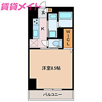 三重県津市西古河町（賃貸マンション1K・5階・28.00㎡） その2