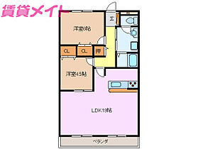 三重県津市桜橋3丁目（賃貸マンション2LDK・3階・63.52㎡） その2