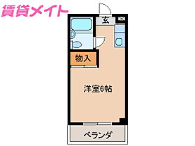 三重県津市江戸橋1丁目（賃貸マンション1R・3階・13.77㎡） その2