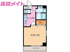 三重県津市羽所町（賃貸マンション1K・6階・35.32㎡） その2