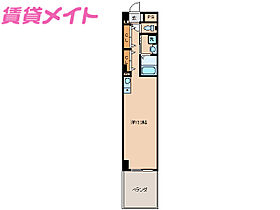 三重県津市江戸橋1丁目（賃貸マンション1R・2階・32.35㎡） その2