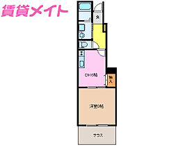 三重県津市末広町（賃貸アパート1DK・1階・34.91㎡） その2