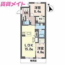 三重県津市南丸之内（賃貸マンション1LDK・2階・68.08㎡） その2