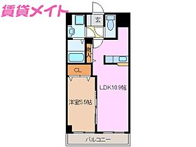 三重県津市広明町（賃貸マンション1LDK・8階・40.32㎡） その2