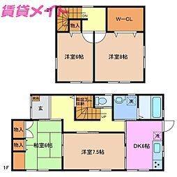 🉐敷金礼金0円！🉐近鉄名古屋線 白塚駅 徒歩16分