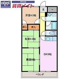 🉐敷金礼金0円！🉐リパルティーレ津新町　B棟