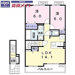 アンジェラ　Ｂ 2階/-