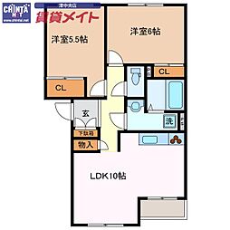 グリンビバーチェ 1階