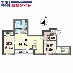 Ｓｈａ　Ｍａｉｓｏｎ　鳥居町 2階/-