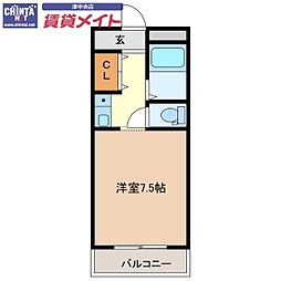 メゾントップス 3階/-