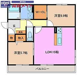 ブラウンヒル大谷 1階/-