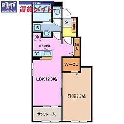 ラルース B 1階/-