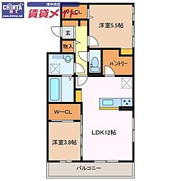 ディーシャンブル南丸之内B棟 1階/-