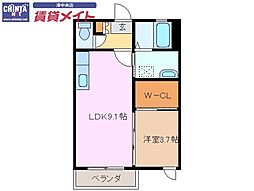 ボートハウスII 2階/-
