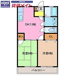 ラピス桜橋 3階/-