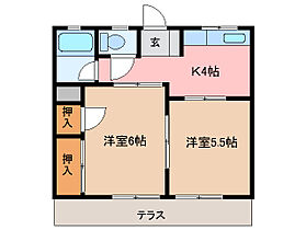 シティハイムリミエール 105 ｜ 三重県鈴鹿市北長太町（賃貸アパート2K・1階・36.90㎡） その2