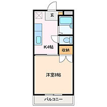 フォレスト末広 Ｂ-2 ｜ 三重県鈴鹿市野町東２丁目（賃貸マンション1K・3階・26.44㎡） その2