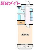 三重県鈴鹿市岸岡町（賃貸マンション1K・2階・29.80㎡） その2