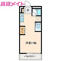 シダー’ＳガーデンA  ｜ 三重県鈴鹿市野町中3丁目（賃貸アパート1R・2階・26.00㎡） その2