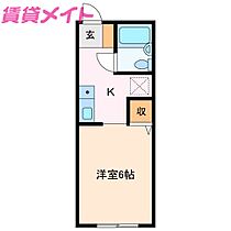 グランメール鈴鹿  ｜ 三重県鈴鹿市若松東1丁目（賃貸アパート1K・2階・19.62㎡） その2