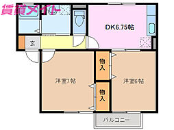 🉐敷金礼金0円！🉐Ｃａｓａ Ｗａｋａｍａｔｓｕ　A