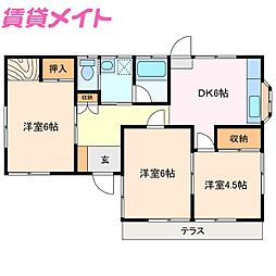 🉐敷金礼金0円！🉐北長太町平屋貸家