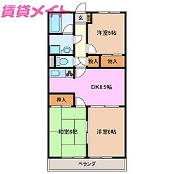 レジデンス優珈里 2階