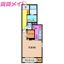 アヴニール　II 1階/-