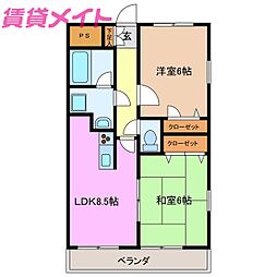 🉐敷金礼金0円！🉐コーポアワヤ